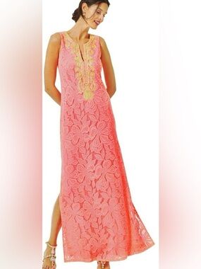 Lilly Pulitzer Carlotta Lace Maxi Dress - Size 2
